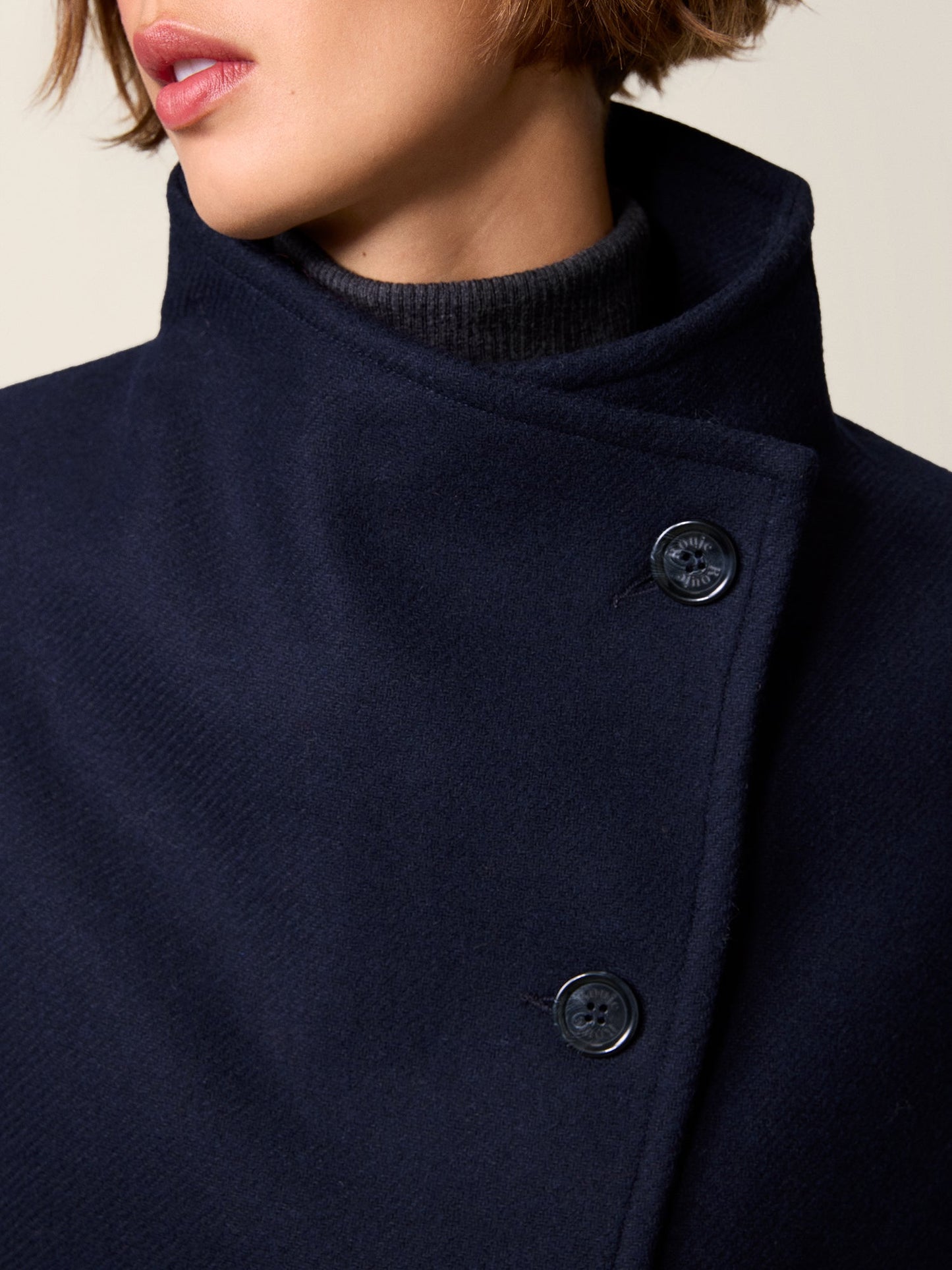 Veste Courte Col Montant