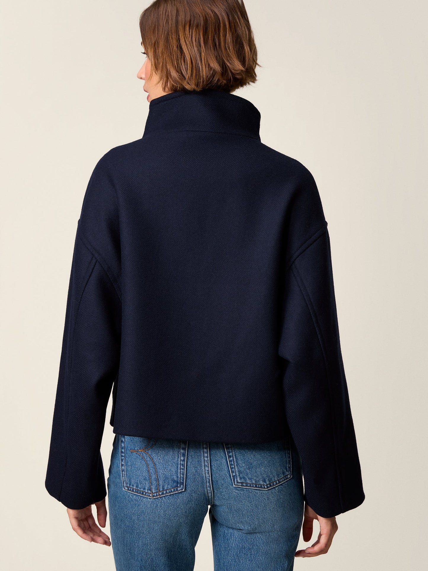 Veste Courte Col Montant