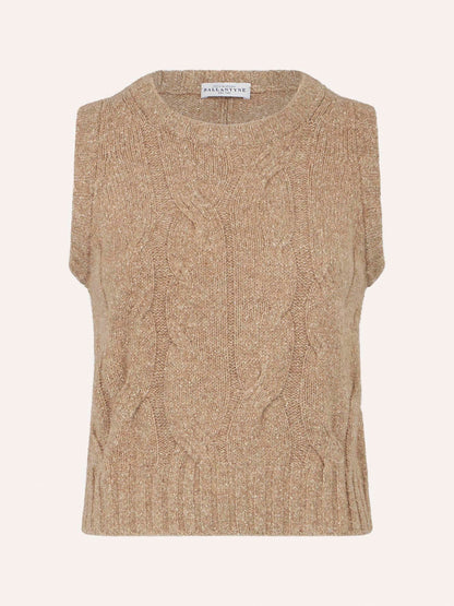 Gilet Torsadé Laine et Soie