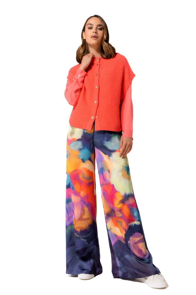 Cape Maille Boutonnée | Sans Manches avec Capuche | Idéale pour la Mi-Saison