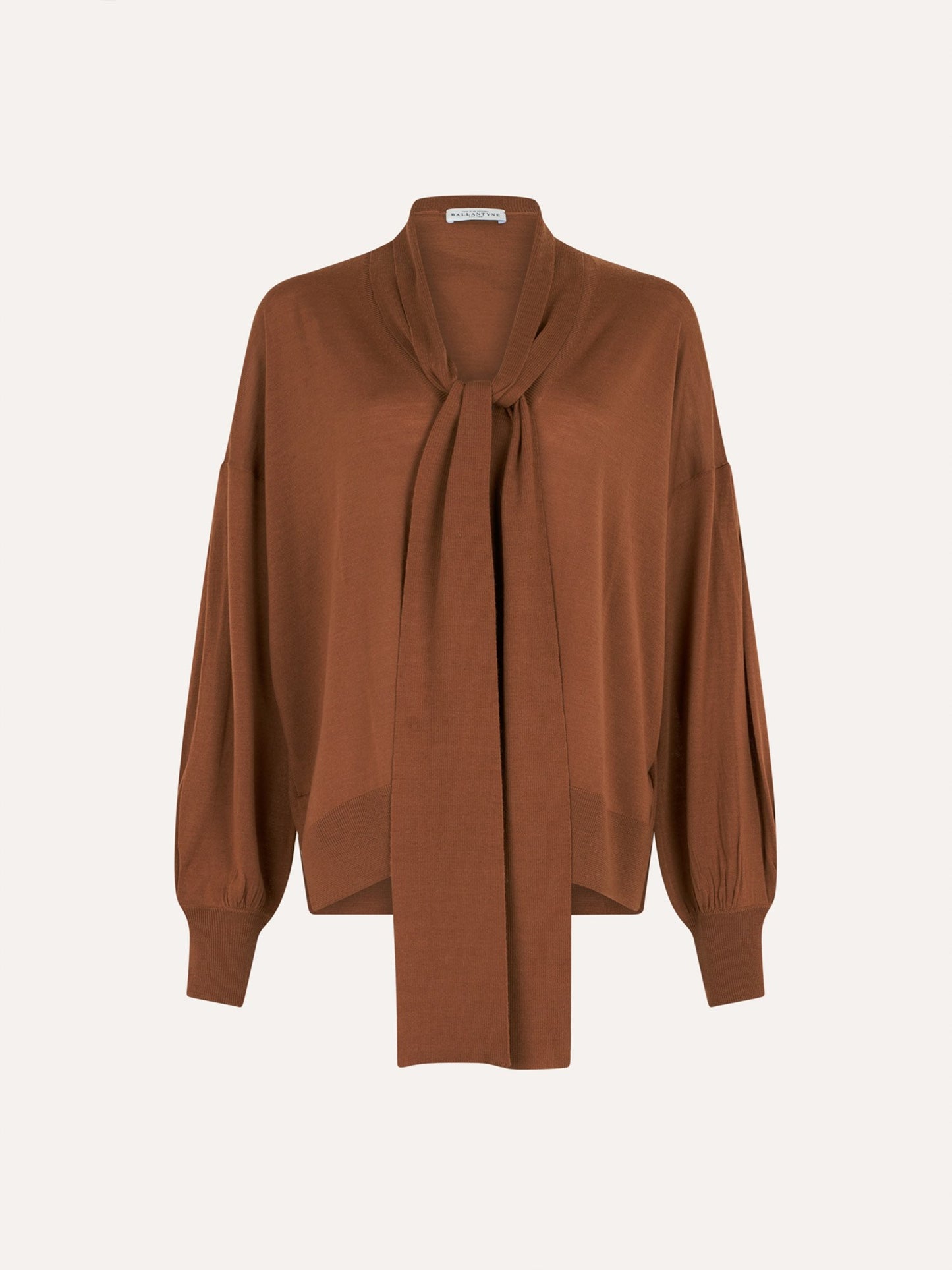 Pull en Laine à Col Lavallière