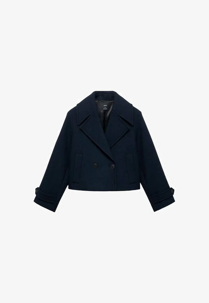 Veste Femme | Caban Court Structuré | Élégant Et Moderne | Parfait Pour La Mi-Saison Ou Le Bureau