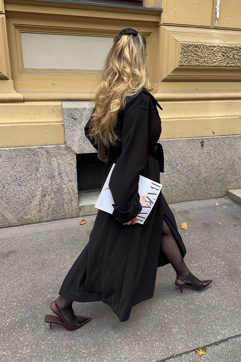 Trench Long | Élégant et Structuré | Parfait Pour L’Automne Et L’Hiver