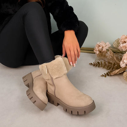 Bottines Femme | Chaudes et Confortables | Parfaites pour Hiver, Look Douillet ou Tenue Neutre Tendance