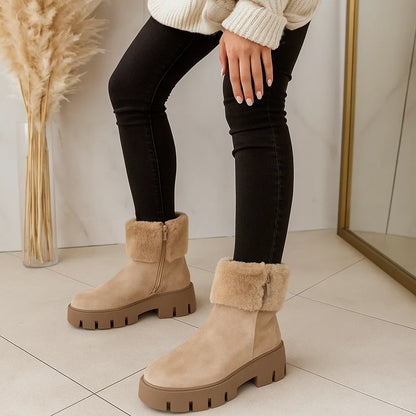 Bottines Femme | Chaudes et Confortables | Parfaites pour Hiver, Look Douillet ou Tenue Neutre Tendance