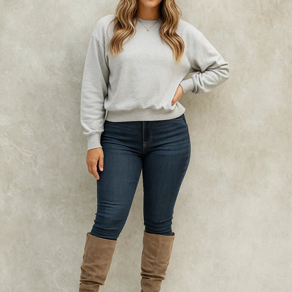 Bottes Femme | Hautes Effet Suédine | Parfaites pour Automne, Look Bohème ou Tenue de Mi-Saison