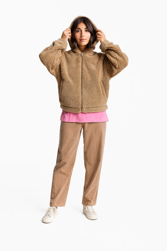 Veste Sherpa Éco-Responsable | Chaude & Douce | Polyester Recyclé