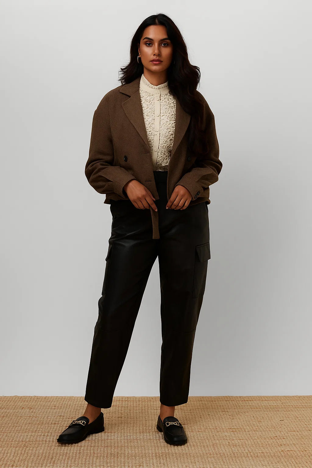 Blazer Femme Court | Style Structuré et Moderne | Idéal pour la Mi-Saison