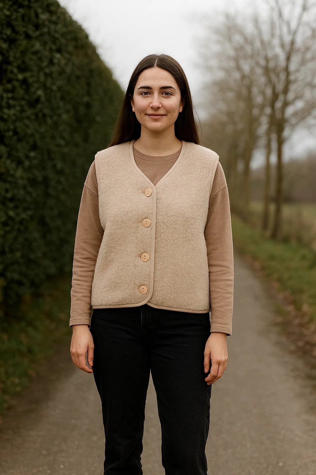 Gilet Femme en Laine | Pure Laine | Chaud et Naturel pour l’Hiver et la Mi-Saison