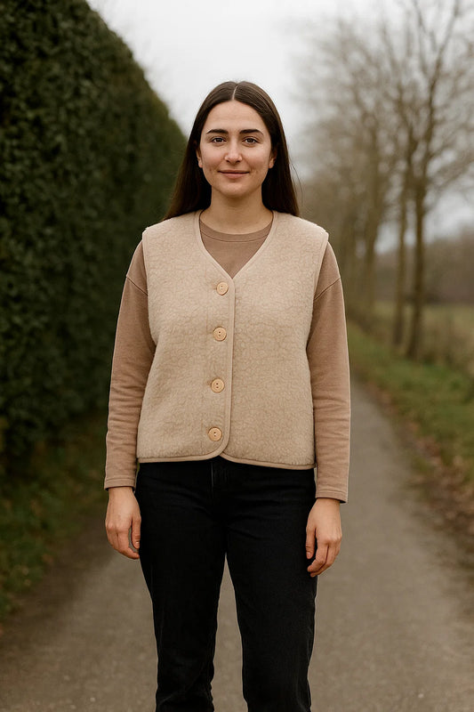 Gilet Femme en Laine | Pure Laine | Chaud et Naturel pour l’Hiver et la Mi-Saison