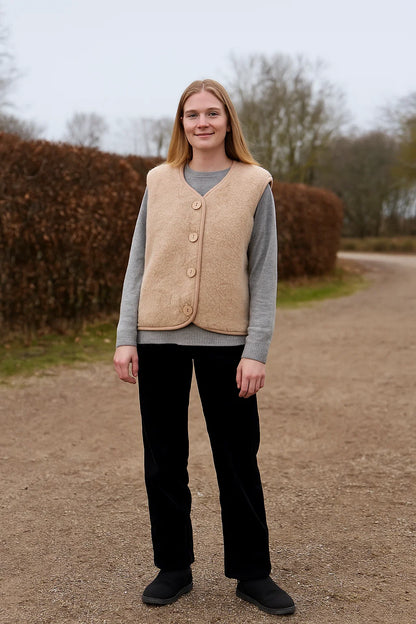 Gilet Femme en Laine | Pure Laine | Chaud et Naturel pour l’Hiver et la Mi-Saison
