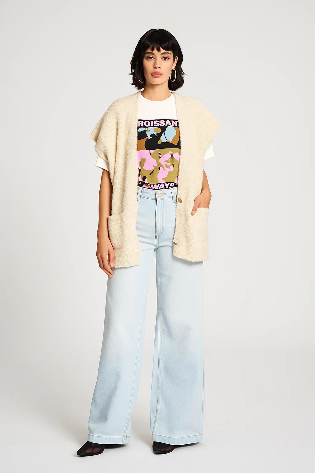 Gilet Femme Oversize | Sans Manches et Doux | Parfait pour un Look Décontracté et Superposé