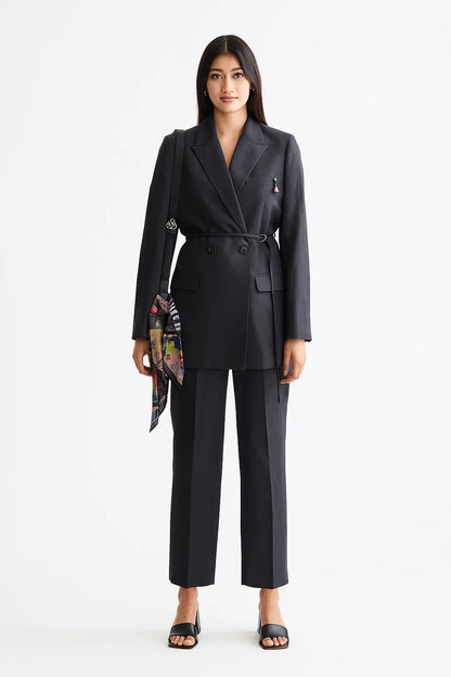 Blazer Femme | Coupe Longue et Élégante | Parfait pour le Bureau ou les Événements Habillés