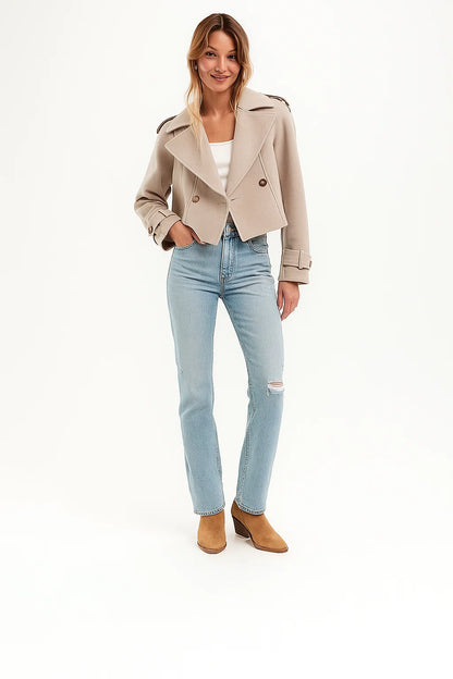 Manteau Femme | Chaud et Structuré | Maille Épaisse Idéale pour l’Hiver