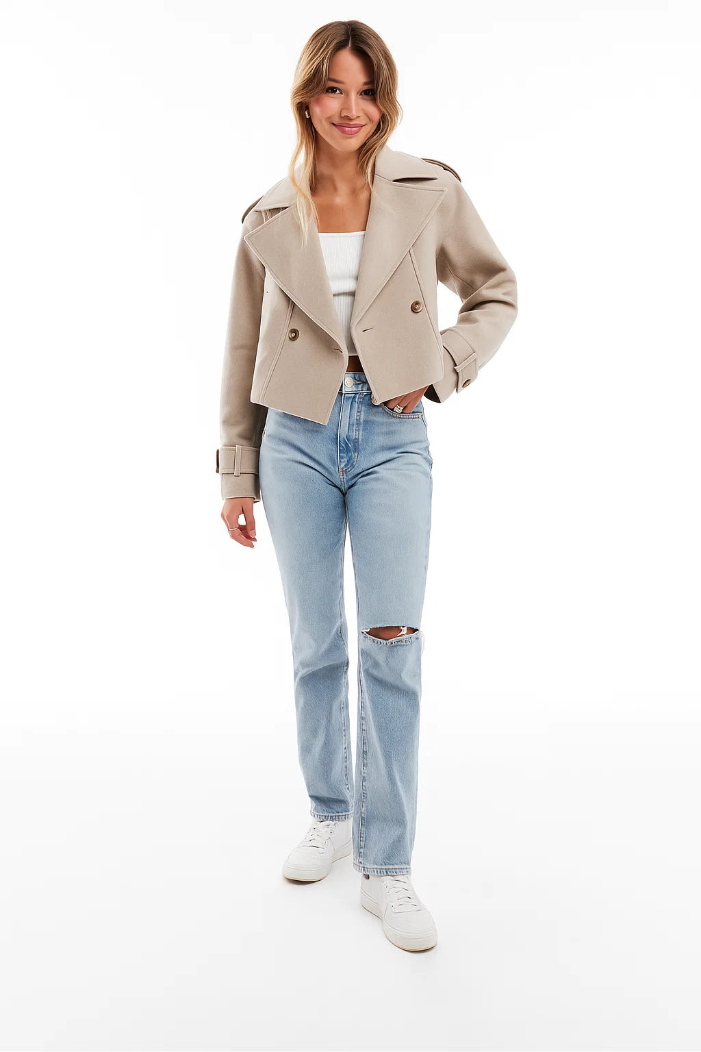 Manteau Femme | Chaud et Structuré | Maille Épaisse Idéale pour l’Hiver