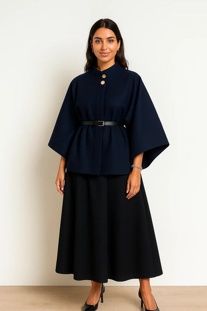 Cape Femme | Polyester Doux | Élégante et Légère pour la Mi-Saison