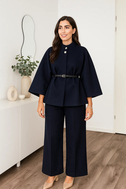 Cape Femme | Polyester Doux | Élégante et Légère pour la Mi-Saison