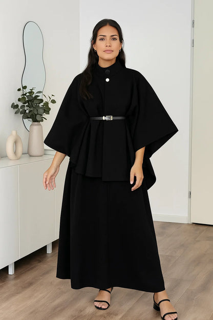 Cape Femme | Polyester Doux | Élégante et Légère pour la Mi-Saison