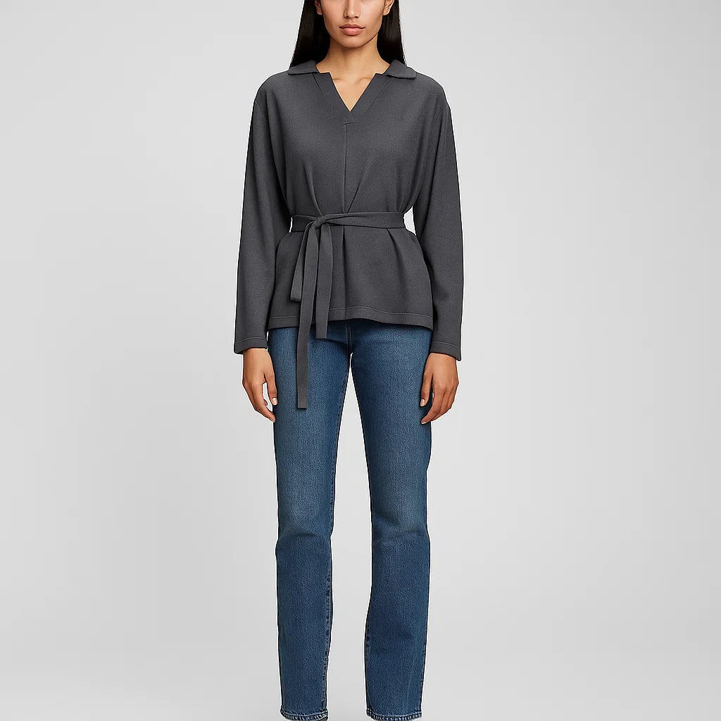 Pull Femme | Cachemire et Soie | Élégant, Ceinturé et Ultra Doux