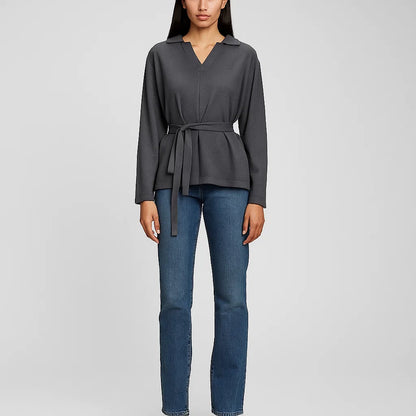 Pull Femme | Cachemire et Soie | Élégant, Ceinturé et Ultra Doux