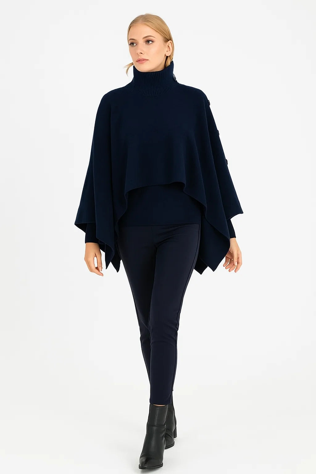 Poncho Femme | Laine | Élégant et Chaud pour l’Automne et l’Hiver