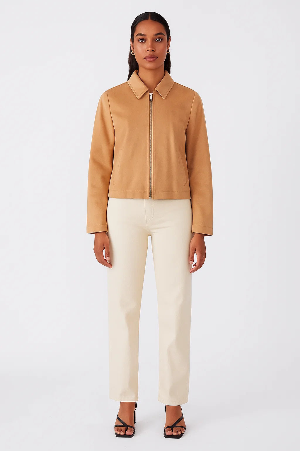 Veste Femme | Style Court Et Moderne | Légère Et Confortable | Idéale Pour La Mi-Saison