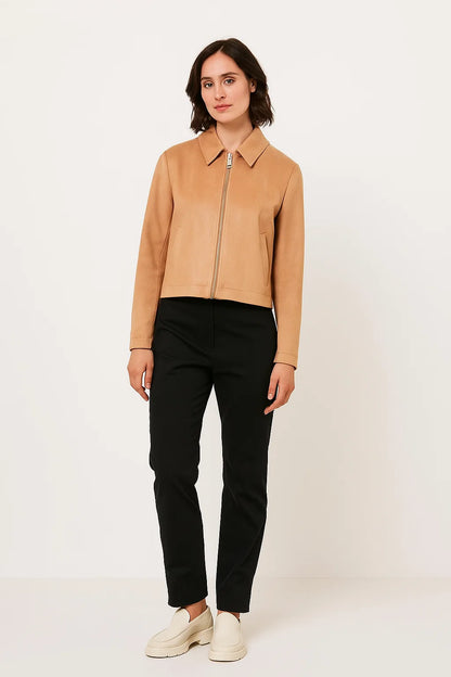 Veste Femme | Style Court Et Moderne | Légère Et Confortable | Idéale Pour La Mi-Saison