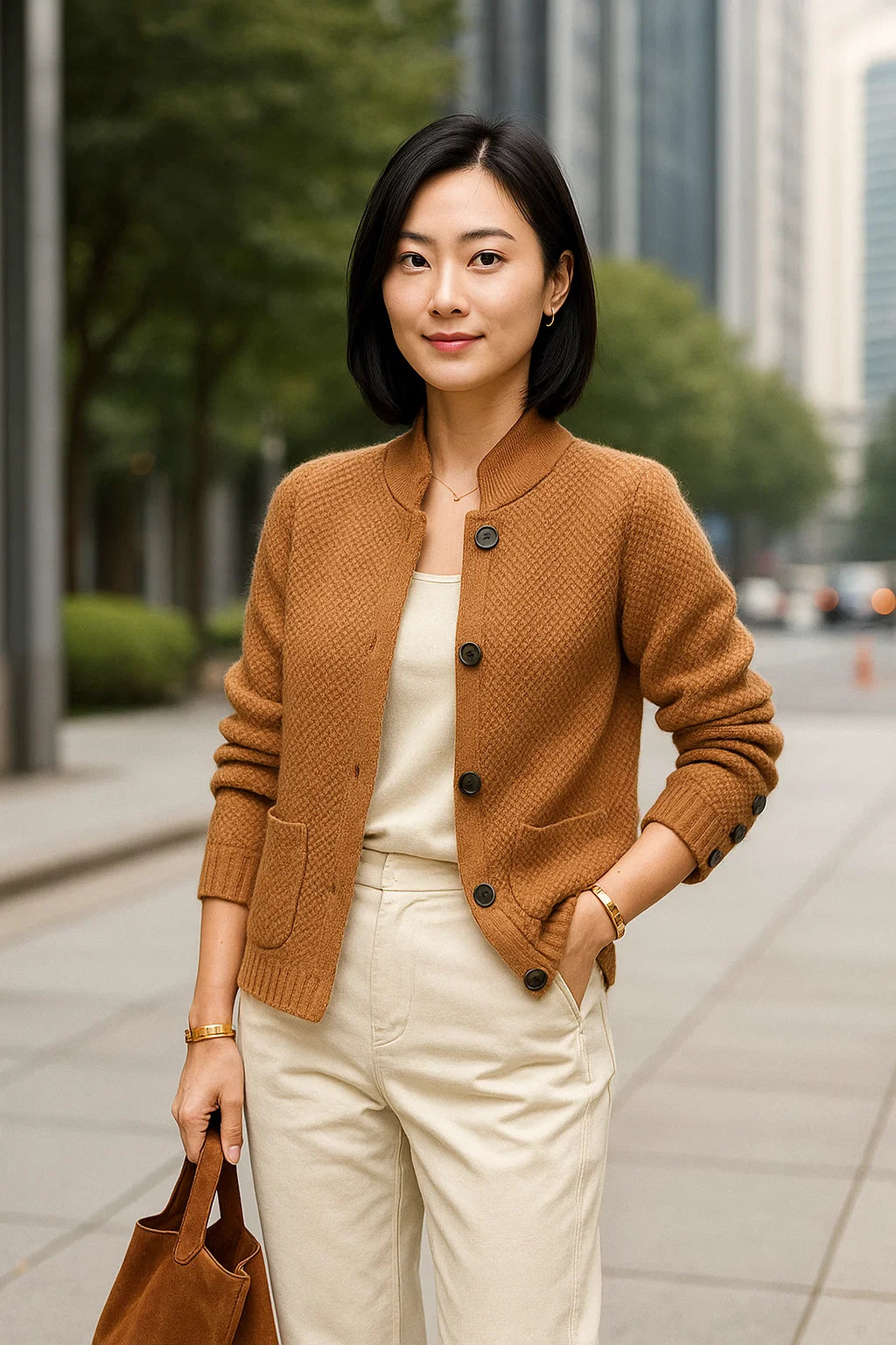 Cardigan Femme | Cachemire Doux Et Luxueux | Parfait Pour Le Bureau Et Les Journées Fraîches