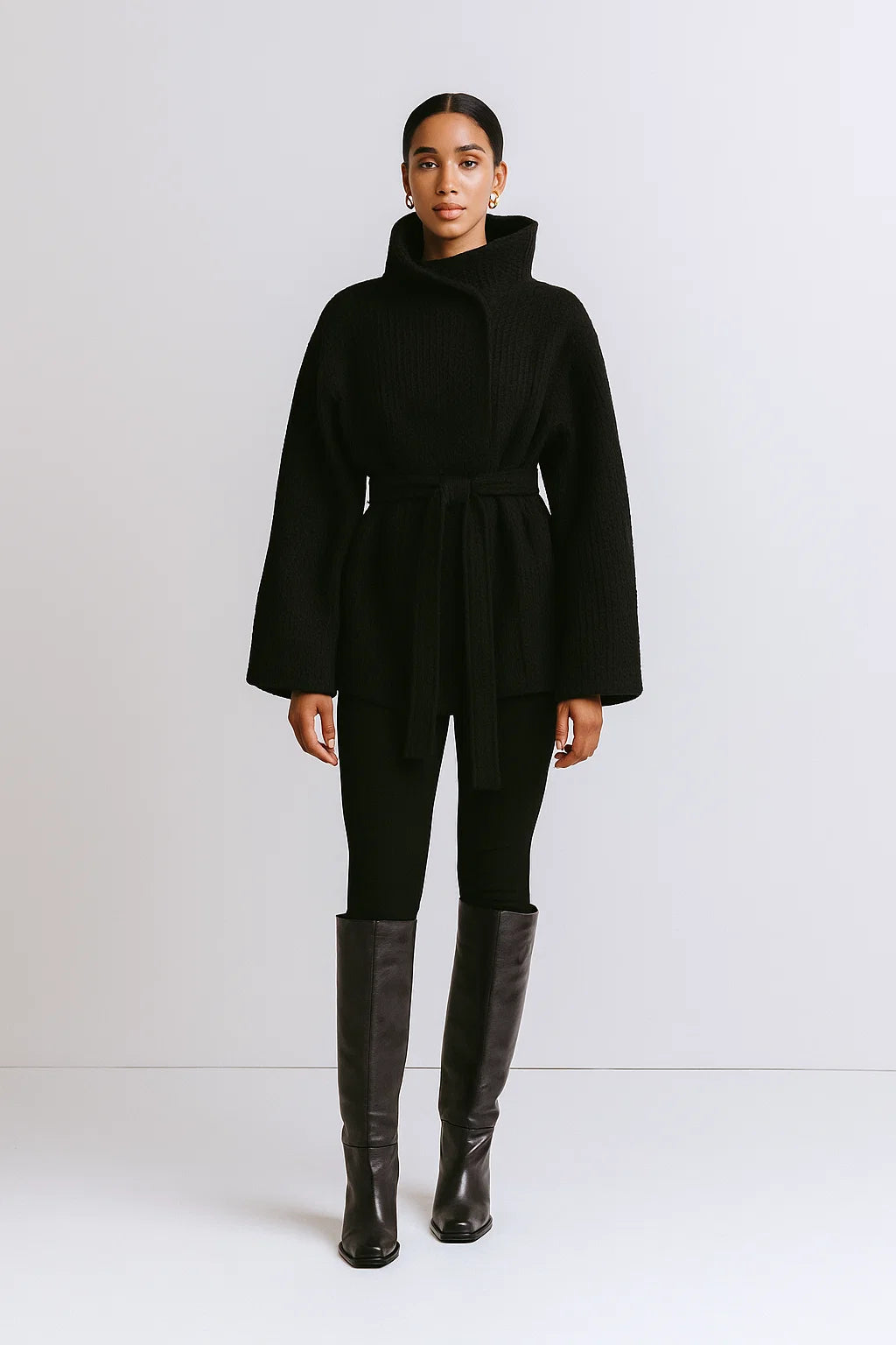 Veste Femme | Coupe Oversize Ceinturée | Parfaite Pour Un Look Chic Et Décontracté