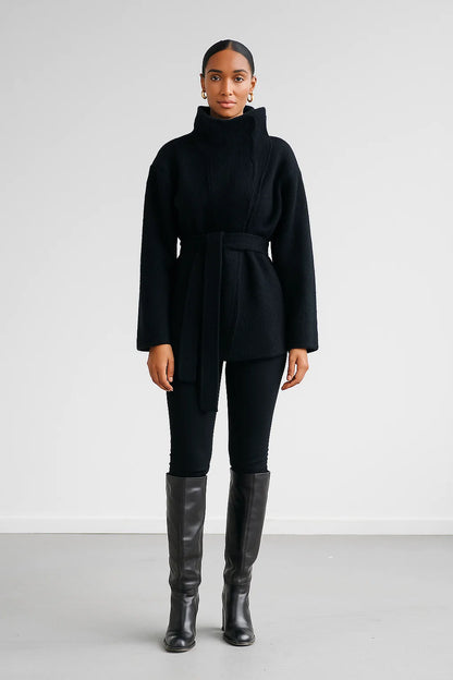 Veste Femme | Coupe Oversize Ceinturée | Parfaite Pour Un Look Chic Et Décontracté