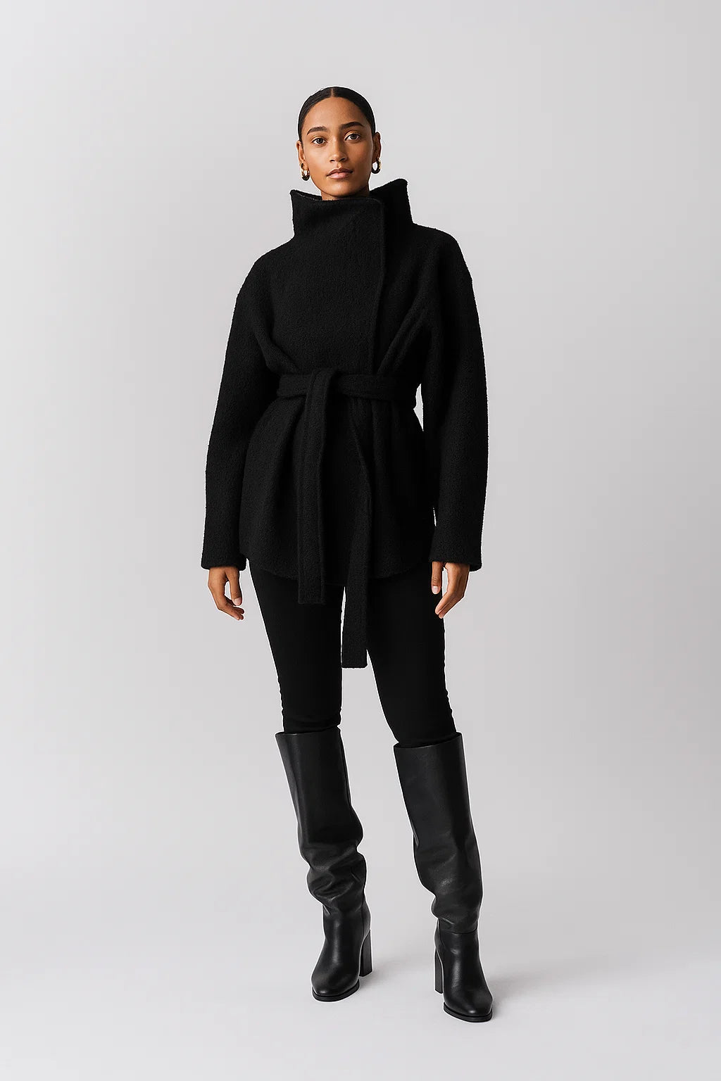 Veste Femme | Coupe Oversize Ceinturée | Parfaite Pour Un Look Chic Et Décontracté