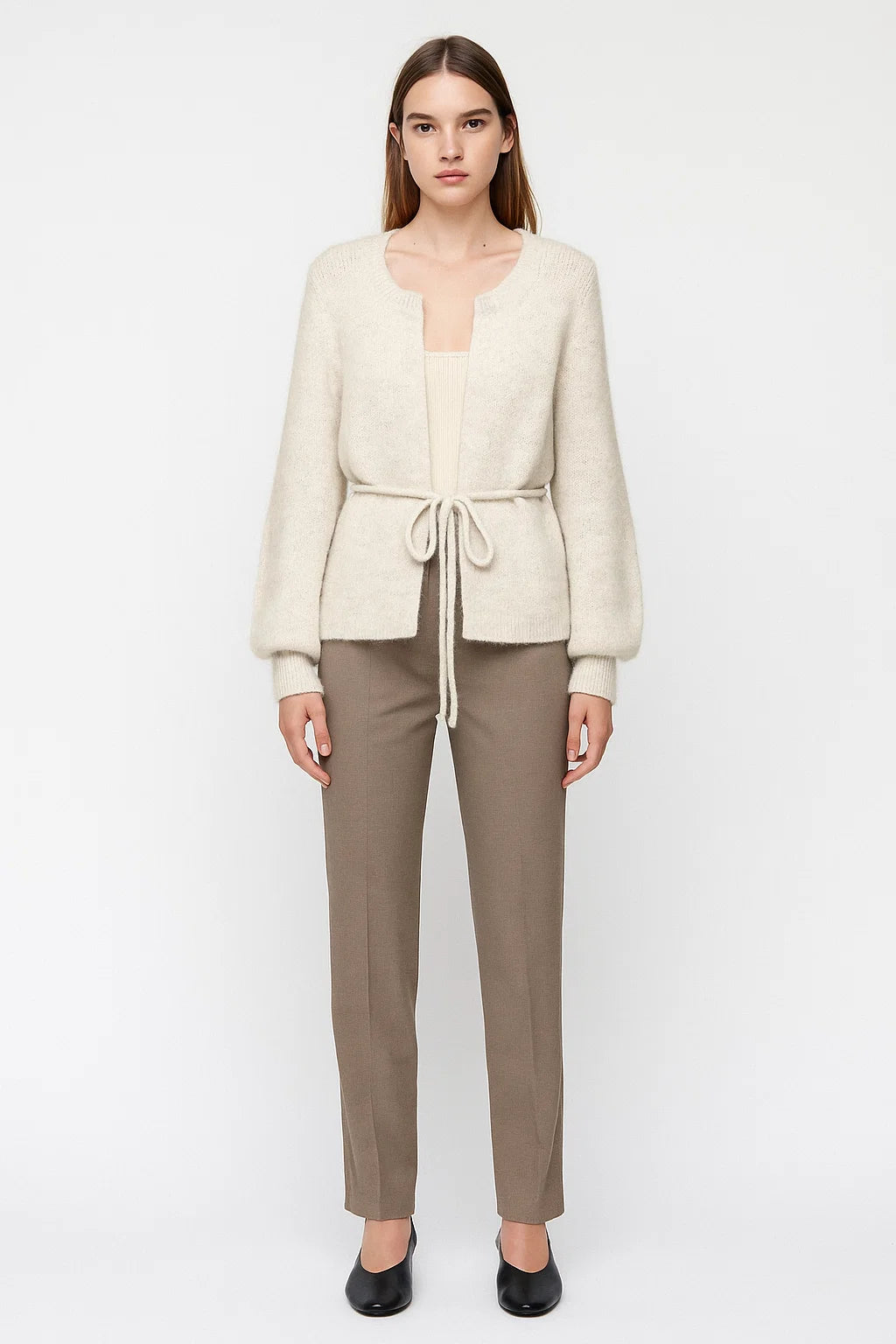 Cardigan Femme | Tricot Ceinturé | Idéal Pour l’Automne Et l’Hiver