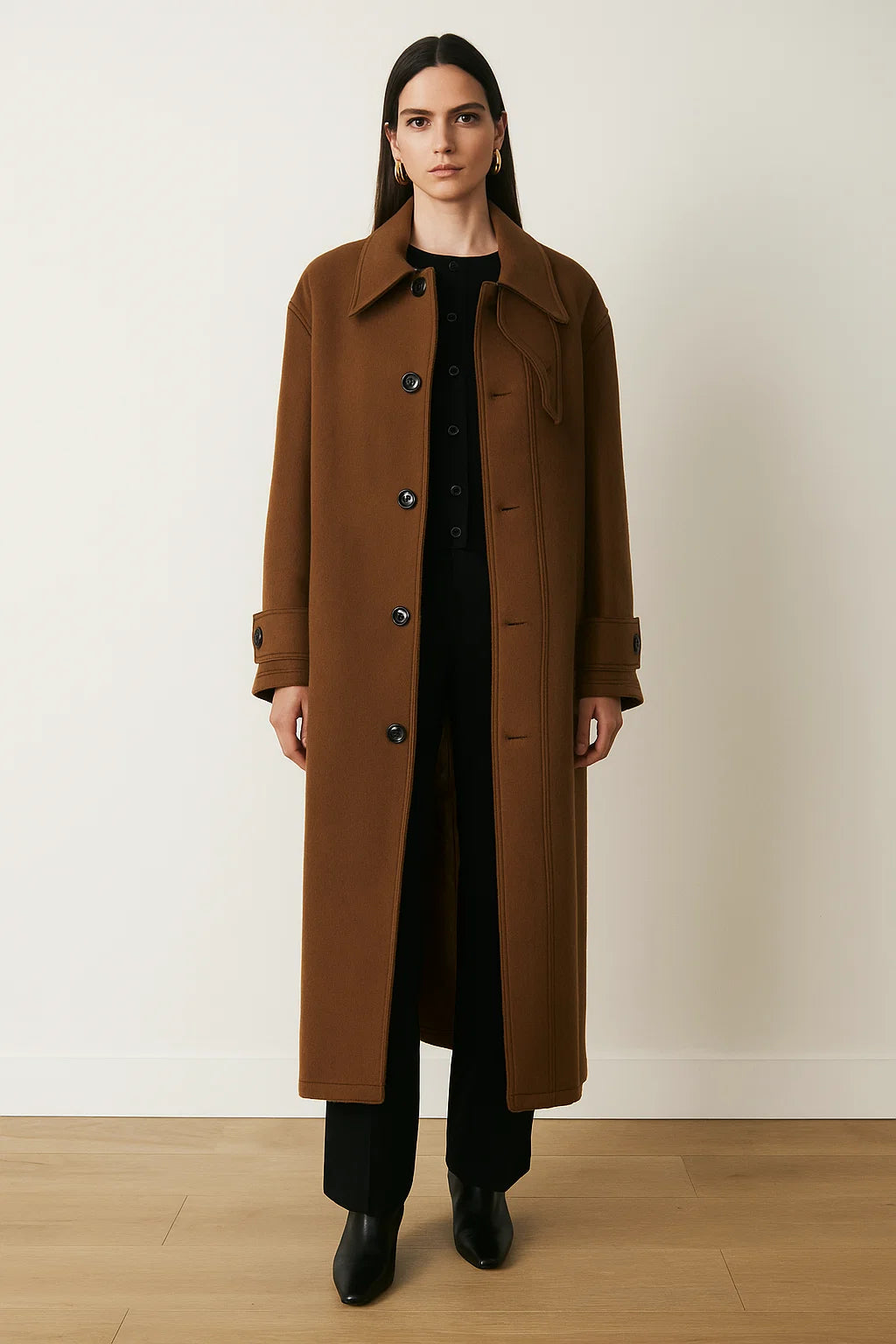 Manteau Long | Laine | Idéal Pour Les Jours Froids D’hiver