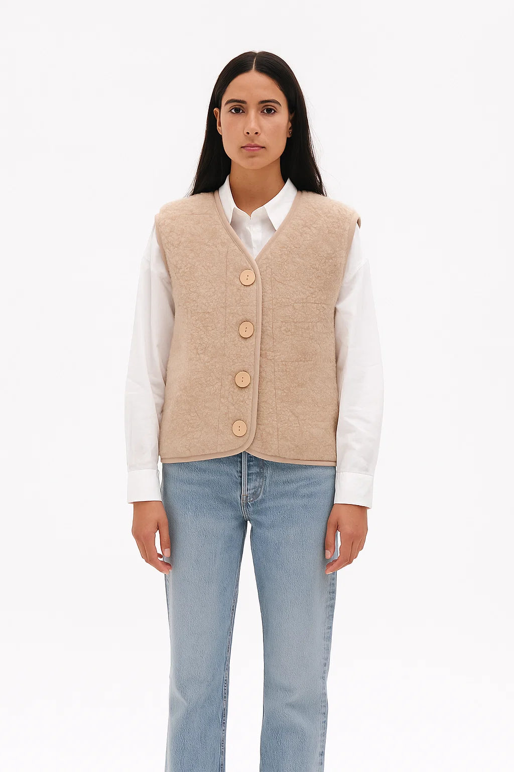 Gilet Enfant | Laine Naturelle | Chaud Et Confortable Pour L’Hiver