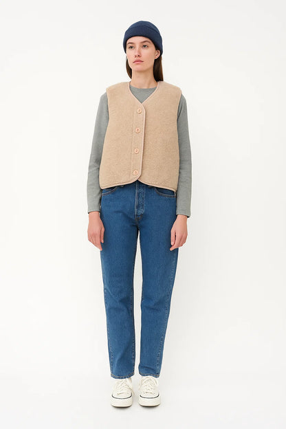 Gilet Enfant | Laine Naturelle | Chaud Et Confortable Pour L’Hiver