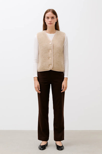 Gilet Enfant | Laine Naturelle | Chaud Et Confortable Pour L’Hiver