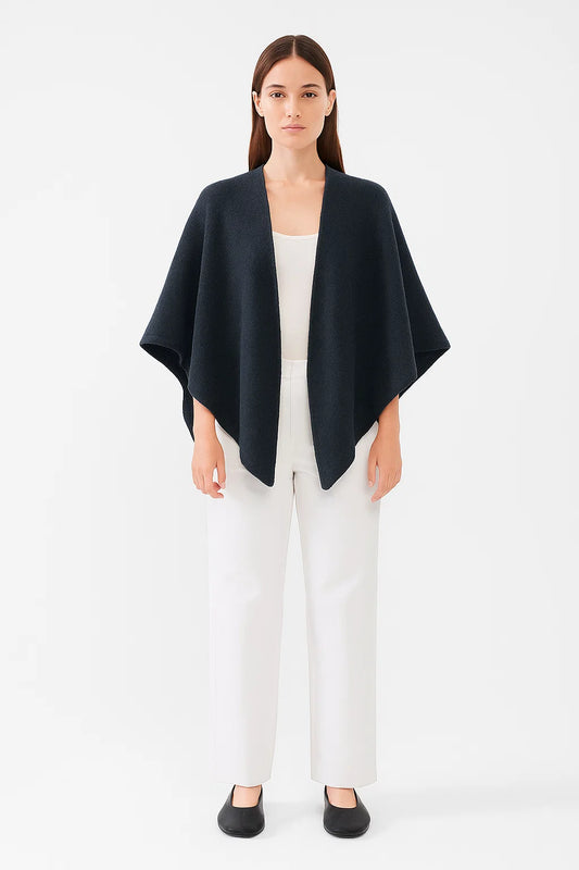Poncho Femme | Léger Et Texturé En Coton Brut | Idéal Pour Superposer Toute L’année