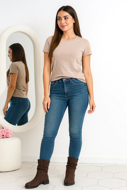 Bottes Femme | Suédine Végane Douce Et Confortable | Parfaites Pour L’Automne Et L’Hiver