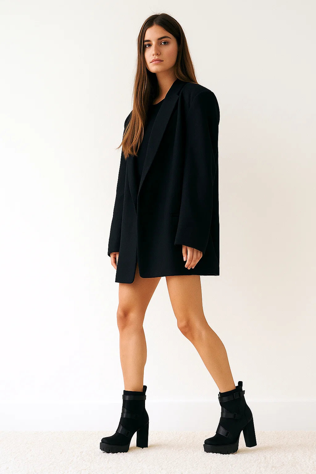 Bottes À Talons Épais Femme | Design Urbain Et Plateforme Crantée | Parfaites Pour Un Look Audacieux En Hiver