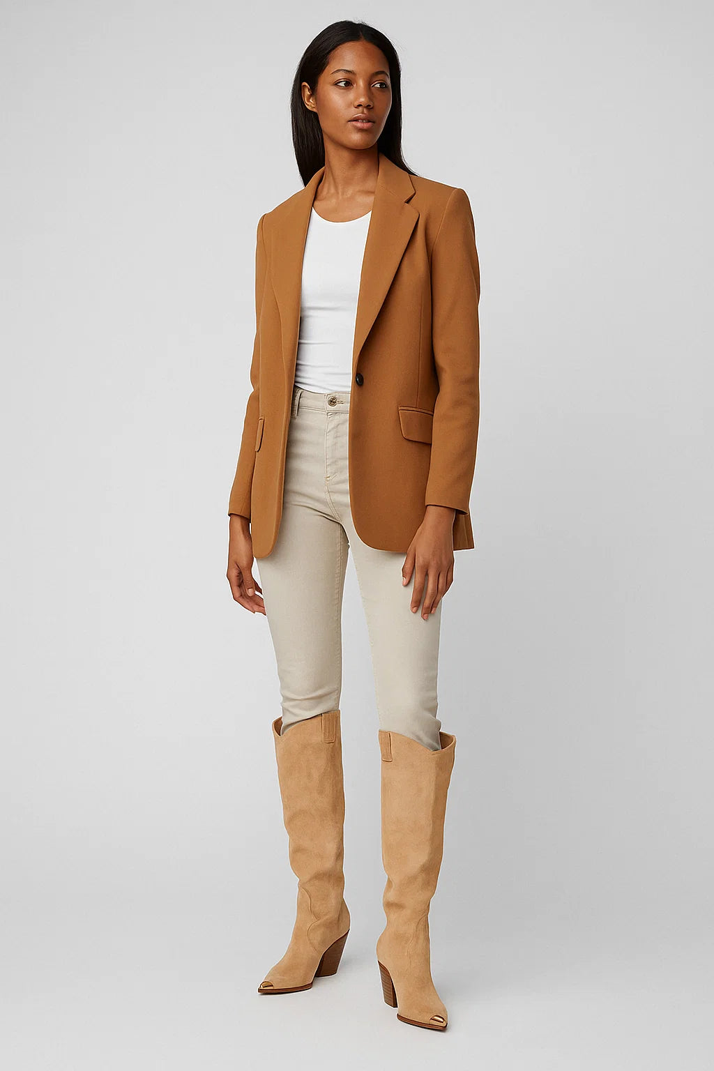 Bottes Western Femme | Talon Épais Et Embout Métallique | Style Cowgirl Chic Pour L’Hiver