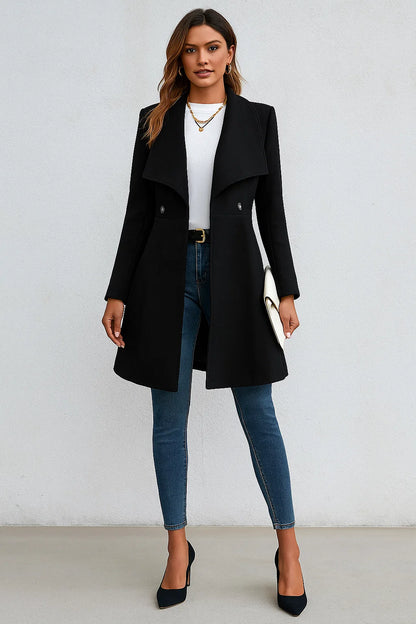 Manteau Court Femme | Laine | Moderne Et Élégant | Pour Le Quotidien En Hiver