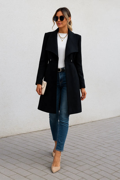 Manteau Court Femme | Laine | Moderne Et Élégant | Pour Le Quotidien En Hiver