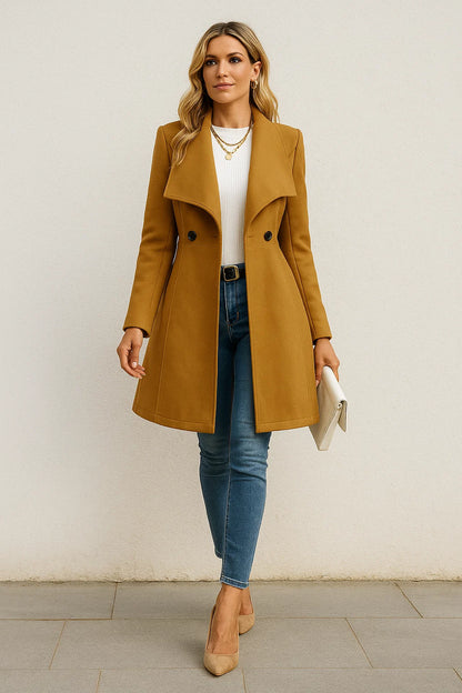 Manteau Court Femme | Laine | Moderne Et Élégant | Pour Le Quotidien En Hiver
