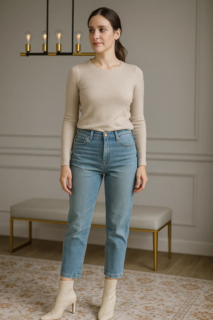 Bottes Femme | Talon Fin Élégant | Douces Et Féminines | Pour Le Quotidien Ou Les Sorties Habillées