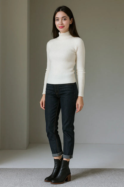 Bottes Femme | Cuir Synthétique PU | Confortables Et Élégantes | Pour Le Quotidien En Automne-Hiver