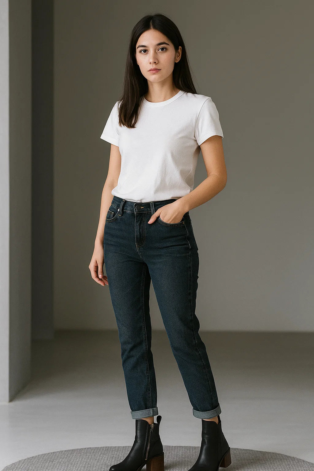 Bottes Femme | Cuir Synthétique PU | Confortables Et Élégantes | Pour Le Quotidien En Automne-Hiver