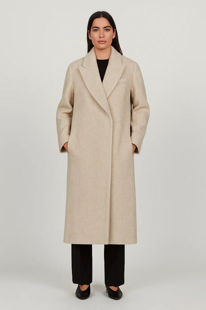 Manteau Femme | Laine Naturelle | Élégant Et Chaud Pour L’Hiver