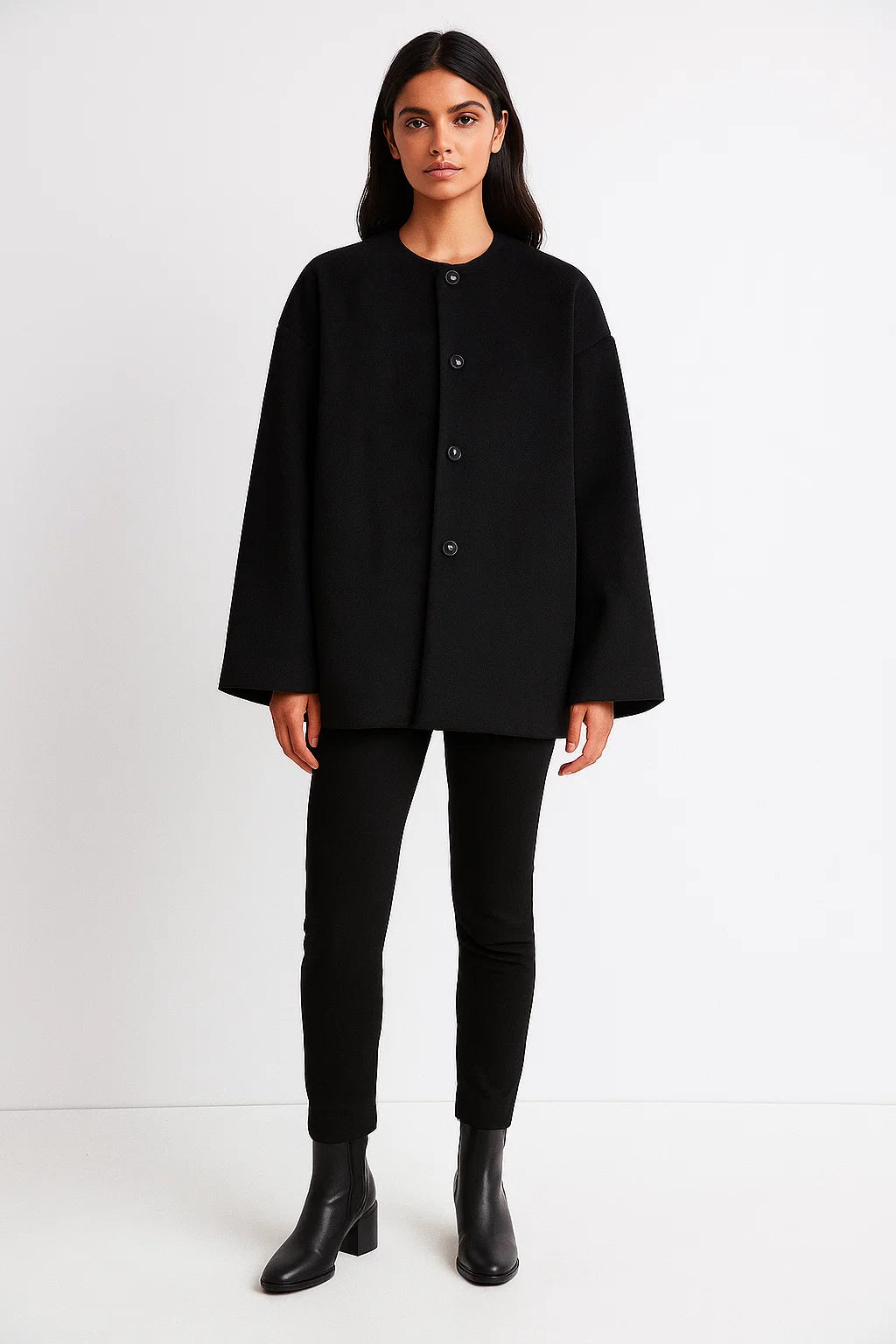 Veste Femme | Coupe Droite Et Épurée | Parfaite Pour Un Look Urbain Et Moderne