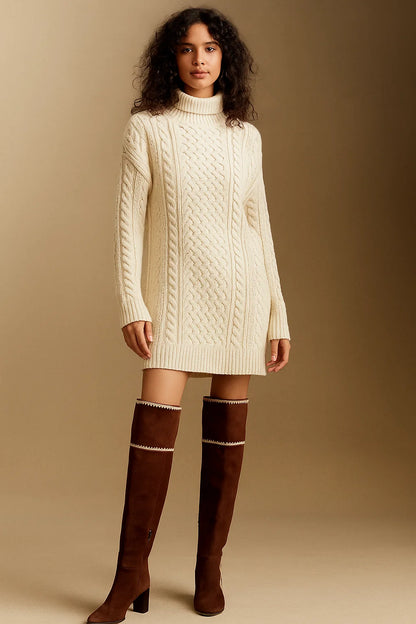 Bottes Femme | Cuissardes En Cuir Véritable | Élégantes Avec Détail Zigzag Contrasté