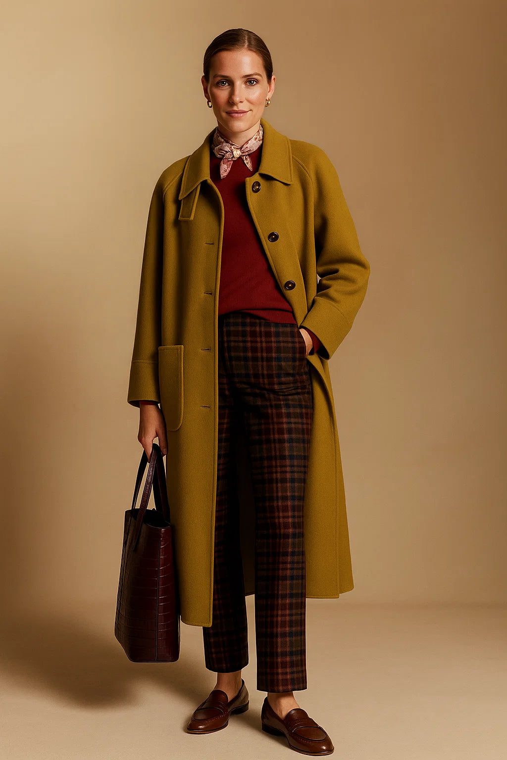 Manteau Femme | Laine Vierge | Long Et Élégant Pour L’Hiver